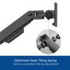 Kép 10/16 - ACT AC8341 Single Monitor Arm and Laptop Arm Office Premium with Gas Spring Pole Mounted