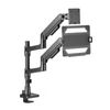 Kép 3/16 - ACT AC8341 Single Monitor Arm and Laptop Arm Office Premium with Gas Spring Pole Mounted
