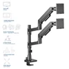 Kép 12/17 - ACT AC8343 Dual Monitor Arm Office Premium with Gas Spring Pole Mounted