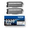 Kép 1/3 - Brother TN2320TWIN fekete toner (eredeti)