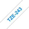 Kép 4/5 - Feliratozógép szalag, 18 mm x 8 m, BROTHER, "TZe-243" fehér-kék
