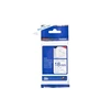 Kép 2/3 - Brother TZe-FA4 P-touch Textil szalag (18mm) White on Blue - 3m