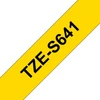 Kép 6/7 - Feliratozógép szalag, erős tapadású, 18 mm x 8 m, BROTHER, "Professzionális TZe-S641" sárga-fekete