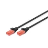 Kép 2/6 - Digitus CAT6 U-UTP Patch Cable 0,25m Black