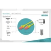 Kép 3/5 - Digitus CAT6 U-UTP Patch Cable 0,25m Yellow