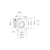 Kép 7/8 - Digitus DA-90307 Universal Wall Mount With Swivel Function Black