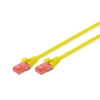 Kép 6/6 - Digitus CAT6 U-UTP Patch Cable 0,25m Yellow