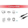 Kép 5/5 - Audio kábel, 3,5 mm jack, 2,5 m, EQUIP