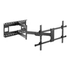 Kép 1/6 - EQuip 43"-80" Long Arm Full Motion TV Wall Mount Bracket Black