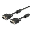 Kép 3/9 - VGA monitor kábel, ferrit gyűrűvel, 5 m, EQUIP