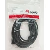 Kép 8/9 - VGA monitor kábel, ferrit gyűrűvel, 5 m, EQUIP
