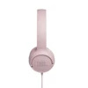 Kép 9/10 - JBL T500PIK mikrofonos rózsaszín fejhallgató