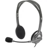 Kép 7/16 - Fejhallgató, mikrofonnal, vezetékes, LOGITECH "H111", fekete