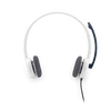 Kép 2/8 - Logitech H150 jack vezetékes Cloud White headset