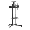 Kép 3/7 - Manhattan gurulós TV állvány - 1db monitor részére, dönthető (max. VESA : 600 x 400)(37" - 70"-ig)