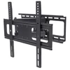 Kép 3/7 - Manhattan TV állvány - Fali, dönthető, forgatható, TV állvány Fekete (max.VESA:400x400)(32"-55"-ig)