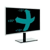 Kép 3/9 - Meliconi Stand 400 32"-55" VESA 400x400 üveg talpas TV állvány