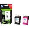 Kép 6/7 - HP N9J72AE No.301 CH561EE+CH562EE fekete+színes tintapatron (eredeti)