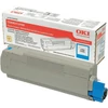 Kép 2/3 - Oki C5800,5900 cyan toner 5K No. 43324423 (eredeti)