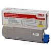 Kép 2/2 - Oki C5850,5950 sárga toner 6K No. 43865721 (eredeti)