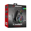 Kép 8/8 - Rampage Fejhallgató - RM-K27 X-JAMMER (mikrofon, 3,5 mm Jack, hangerőszabályzó, nagy-párnás, fekete, RGB LED)