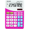 Kép 2/2 - Számológép, asztali, 10 számjegy, SHARP "EL-M332", pink