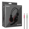 Kép 14/14 - Snopy Fejhallgató - SN-88A (mikrofon, 3.5mm jack, hangerőszabályzó, nagy-párnás, 1.8m kábel, fekete-piros)