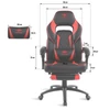 Kép 6/7 - Spirit Of Gamer Mustang Gaming Chair Black/Red