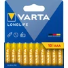 Kép 5/5 - VARTA 4103101461 Longlife AAA (LR03) alkáli mikro ceruza elem 10db/bliszter