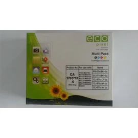 Canon CLI-571XL Multipack tintapatron BKCMY 5db (utángyártott ecopixel) Canon CLI-571XL Multipack tintapatron BKCMY 5db (utángyártott ecopixel)