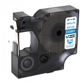 FOR USE DYMO D1 45801 19mm x 7m átlátszó-kék S0720810 /FU/ FOR USE DYMO D1 45801 19mm x 7m átlátszó-kék S0720810 /FU/