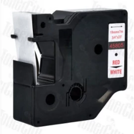 FOR USE DYMO D1 45805 19mm x 7m fehér-piros #S0720850 /FU/ FOR USE DYMO D1 45805 19mm x 7m fehér-piros #S0720850 /FU/