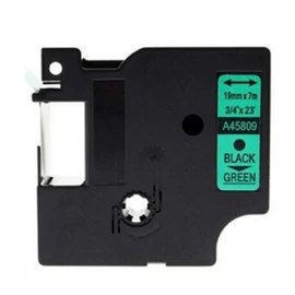 FOR USE DYMO D1 45809 19mm x 7m fekete-zöld #S0720890 /FU/ FOR USE DYMO D1 45809 19mm x 7m fekete-zöld #S0720890 /FU/