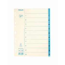 Esselte Papír regiszter 1-10 A4 Esselte Papír regiszter 1-10 A4