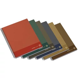 Spirálfüzet, A4, vonalas, 100 lap, keményfedeles, AMBAR "Kraft", vegyes színek Spirálfüzet, A4, vonalas, 100 lap, keményfedeles, AMBAR "Kraft", vegyes színek