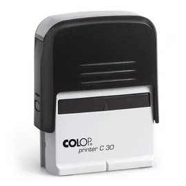 Bélyegző, COLOP "Printer C 30", kék cserepárnával