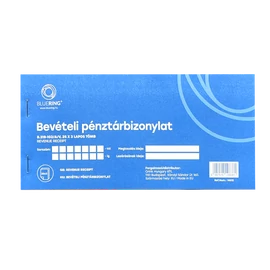 Bevételi pénztárbizonylat 25x3lapos B.318-102/A/V Bluering®