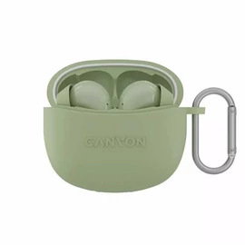 Fülhallgató, TWS vezeték nélküli, Bluetooth 5.3, CANYON "TWS-5", zöld