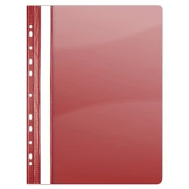 Gyorsfűző, lefűzhető, PVC, A4, DONAU, piros, 10db/cs