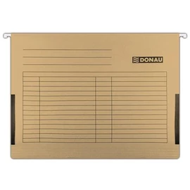 Függőmappa, oldalvédelemmel, karton, A4, DONAU, barna, 25db/cs
