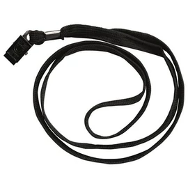 Azonosítókártya-tartó, nyakba akasztható, DONAU, fekete