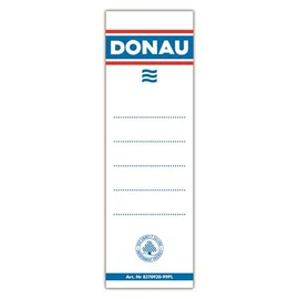 Cserecímke, iratrendezőhöz, öntapadó, 54x153mm, DONAU, fehér, 20db/cs