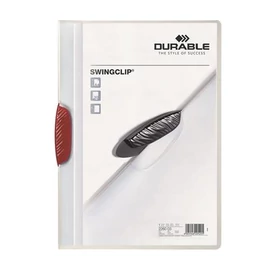 Gyorsfűző, klipes, A4, DURABLE "Swingclip® 30", piros Gyorsfűző, klipes, A4, DURABLE "Swingclip® 30", piros