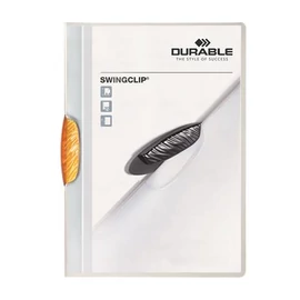 Gyorsfűző, klipes, A4, DURABLE "Swingclip® 30", narancs Gyorsfűző, klipes, A4, DURABLE "Swingclip® 30", narancs