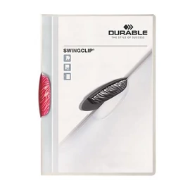 Gyorsfűző, klipes, A4, DURABLE "Swingclip® 30", bíbor Gyorsfűző, klipes, A4, DURABLE "Swingclip® 30", bíbor
