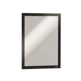 Mágneses tasak, A4, öntapadó háttal, DURABLE "DURAFRAME®", fekete, 2db/cs