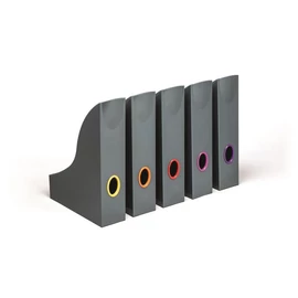 Iratpapucs 73x306x241mm, szett Durable Varicolor®, 5 db/csomag, antracit