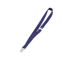 Azonosítókártya-tartó, nyakba akasztható, biztonsági csattal, DURABLE, kék, 10db/cs