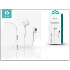 Devia ST987077 Smart mikrofonos fehér fülhallgató