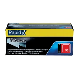 Tűzőkapocs, 53/8, horganyzott, RAPID, 5000db/doboz Tűzőkapocs, 53/8, horganyzott, RAPID, 5000db/doboz